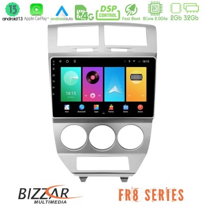Bizzar FR8 Series Dodge Caliber 2006-2011 8core Android13 2+32GB Navigation Multimedia Tablet 10