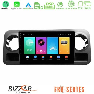 Bizzar FR8 Series Mercedes Sprinter W907 8Core Android13 2+32GB Navigation Multimedia Tablet 10