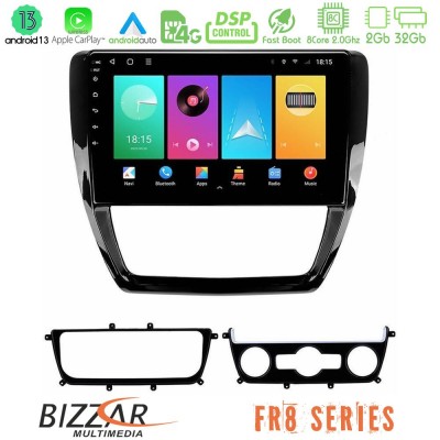 Bizzar FR8 Series VW Jetta 8core Android13 2+32GB Navigation Multimedia Tablet 10