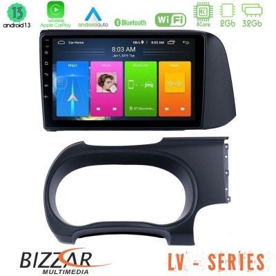 Bizzar LV Series Hyundai i10 4Core Android 13 2+32GB Navigation Multimedia Tablet 9