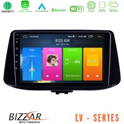 Bizzar LV Series Hyundai i30 4Core Android 13 2+32GB Navigation Multimedia Tablet 9