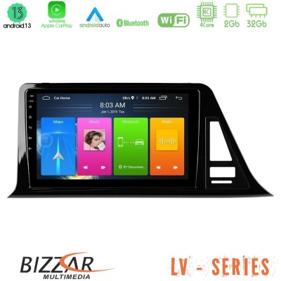 Bizzar LV Series Toyota CH-R 4Core Android 13 2+32GB Navigation Multimedia Tablet 9