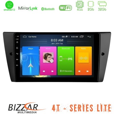 Bizzar 4T Series BMW 3 Series 2006-2011 4Core Android12 2+32GB Navigation Multimedia Tablet 9