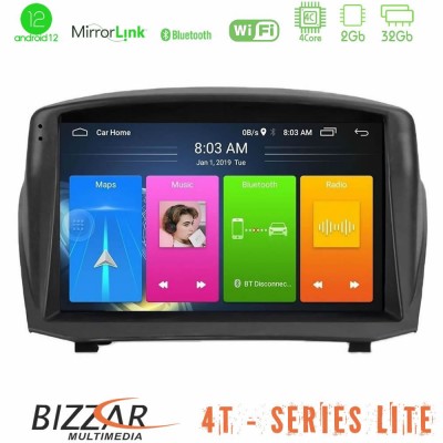 Bizzar 4T Series Ford Fiesta 2008-2016 4core Android12 2+32GB Navigation Multimedia Tablet 9