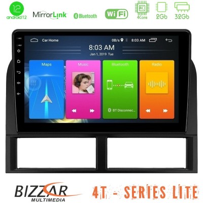 Bizzar 4T Series Jeep Grand Cherokee 1999-2004 4Core Android12 2+32GB Navigation Multimedia Tablet 9