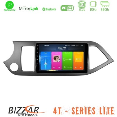 Bizzar 4T Series Kia Picanto 4Core Android12 2+32GB Navigation Multimedia Tablet 9