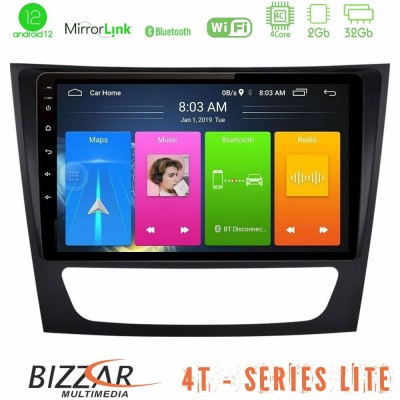 Bizzar 4T Series Mercedes E Class / CLS Class 4Core Android12 2+32GB Navigation Multimedia Tablet 9