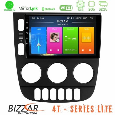 Bizzar 4T Series Mercedes ML Class 1998-2005 4Core Android12 2+32GB Navigation Multimedia Tablet 9