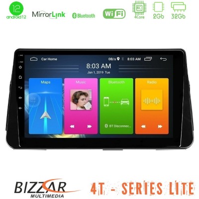 Bizzar 4T Series Nissan Micra K14 4Core Android12 2+32GB Navigation Multimedia Tablet 10