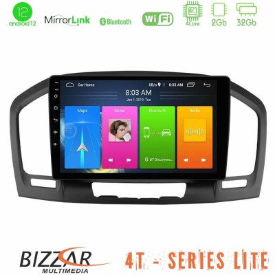 Bizzar 4T Series Opel Insignia 2008-2013 4core Android12 2+32GB Navigation Multimedia Tablet 9