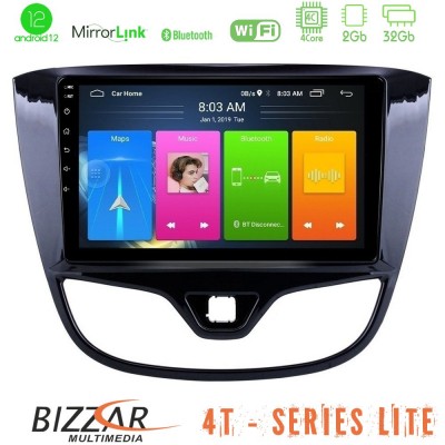 Bizzar 4T Series Opel Karl 2017-2019 4Core Android12 2+32GB Navigation Multimedia Tablet 9