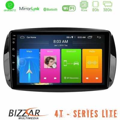 Bizzar 4T Series Smart 453 4Core Android12 2+32GB Navigation Multimedia Tablet 9