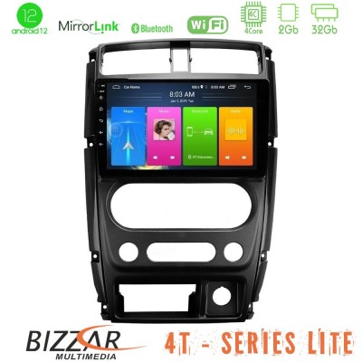 Bizzar 4T Series Suzuki Jimny 2007-2017 4Core Android12 2+32GB Navigation Multimedia Tablet 9