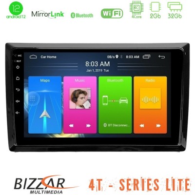 Bizzar 4T Series VW Beetle 4Core Android12 2+32GB Navigation Multimedia Tablet 9
