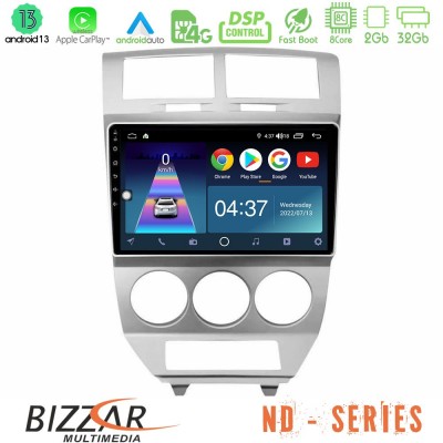 Bizzar ND Series 8Core Android13 2+32GB Dodge Caliber 2006-2011 Navigation Multimedia Tablet 10