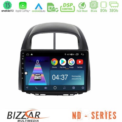 Bizzar ND Series 8Core Android13 2+32GB Daihatsu Sirion/Subaru Justy Navigation Multimedia Tablet 10