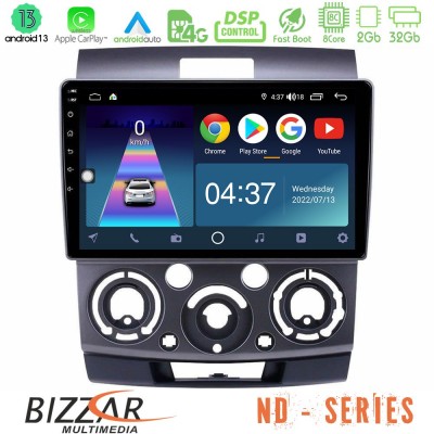 Bizzar ND Series 8Core Android13 2+32GB Ford Ranger/Mazda BT50 Navigation Multimedia Tablet 9