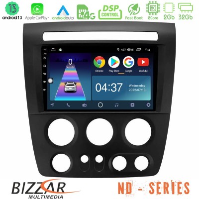 Bizzar ND Series 8Core Android13 2+32GB Hummer H3 2005-2009 Navigation Multimedia Tablet 9
