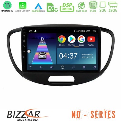 Bizzar ND Series 8Core Android13 2+32GB Hyundai i10 2008-2014 Navigation Multimedia Tablet 9
