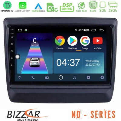 Bizzar ND Series 8Core Android13 2+32GB Isuzu D-MAX 2020-2023 Navigation Multimedia Tablet 9