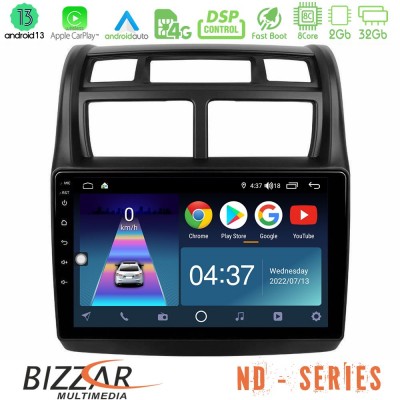 Bizzar ND Series 8Core Android13 2+32GB Kia Sportage 2008-2011 Navigation Multimedia Tablet 9