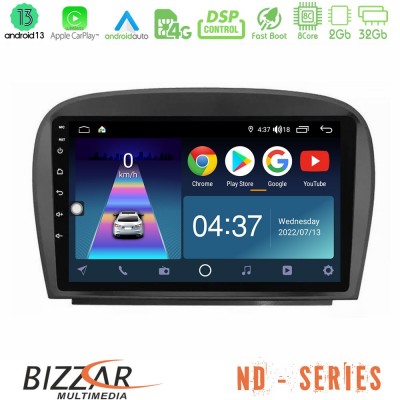 Bizzar ND Series 8Core Android13 2+32GB Mercedes SL Class 2005-2011 Navigation Multimedia Tablet 9