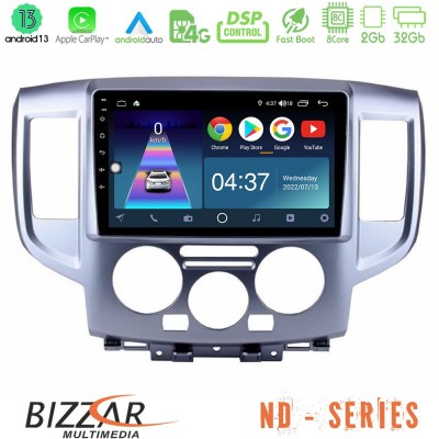 Bizzar ND Series 8Core Android13 2+32GB Nissan NV200 Navigation Multimedia Tablet 9