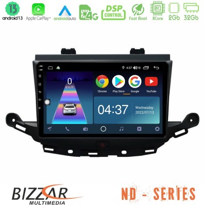 Bizzar ND Series 8Core Android13 2+32GB Opel Astra K 2015-2019 Navigation Multimedia Tablet 9