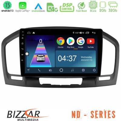 Bizzar ND Series 8Core Android13 2+32GB Opel Insignia 2008-2013 Navigation Multimedia Tablet 9