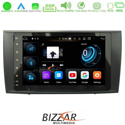Bizzar OEM Mercedes SLK (R171) 8core Android12 4+64GB Navigation Multimedia Deckless 8
