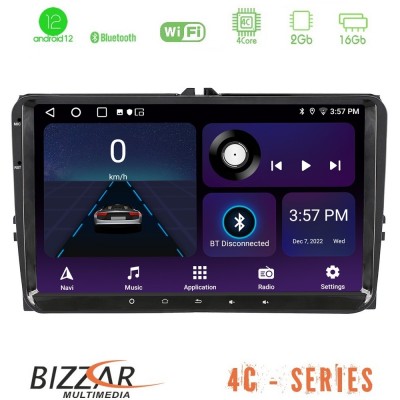 Bizzar OEM VW Group 4core Android12 2+16GB Navigation Multimedia