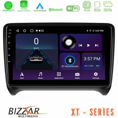 Bizzar XT Series Audi TT B7 4Core Android12 2+32GB Navigation Multimedia Tablet 9