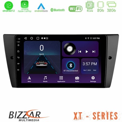 Bizzar XT Series BMW 3 Series 2006-2011 4Core Android12 2+32GB Navigation Multimedia Tablet 9
