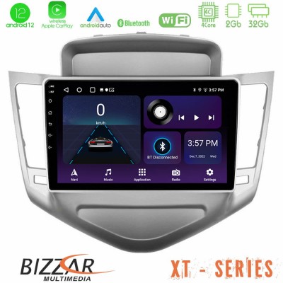Bizzar XT Series Chevrolet Cruze 2009-2012 4Core Android12 2+32GB Navigation Multimedia Tablet 9