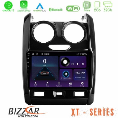 Bizzar XT Series Dacia Duster 2014-2018 4Core Android12 2+32GB Navigation Multimedia Tablet 9