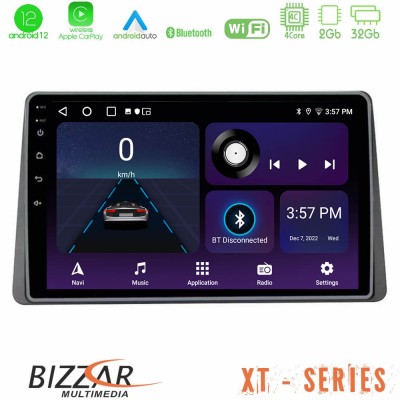 Bizzar XT Series Dacia Duster 2019-> 4core Android12 2+32GB Navigation Multimedia Tablet 9