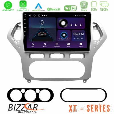Bizzar XT Series Ford Mondeo 2007-2010 AUTO A/C 4Core Android12 2+32GB Navigation Multimedia Tablet 9