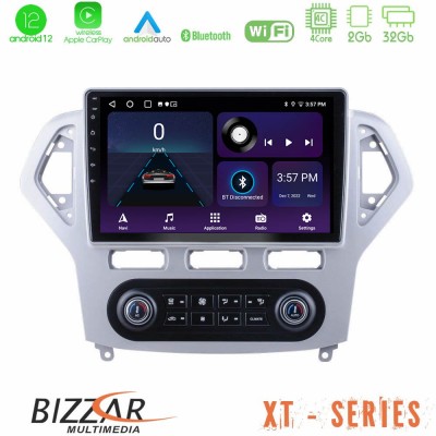 Bizzar XT Series Ford Mondeo 2007-2011 (Auto A/C) 4Core Android12 2+32GB Navigation Multimedia Tablet 9