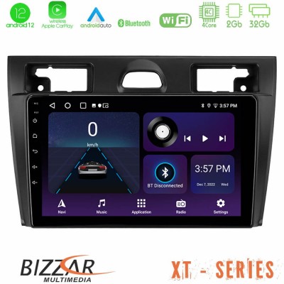 Bizzar XT Series Ford Fiesta/Fusion 4Core Android12 2+32GB Navigation Multimedia Tablet 9