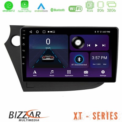 Bizzar XT Series Honda Insight 2009-2015 4core Android12 2+32GB Navigation Multimedia Tablet 9