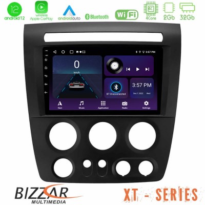 Bizzar XT Series Hummer H3 2005-2009 4Core Android12 2+32GB Navigation Multimedia Tablet 9