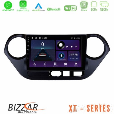 Bizzar XT Series Hyundai i10 2014-2020 4Core Android12 2+32GB Navigation Multimedia Tablet 9