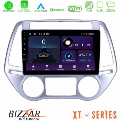 Bizzar XT Series Hyundai i20 2012-2014 4Core Android12 2+32GB Navigation Multimedia Tablet 9