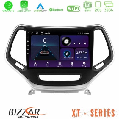 Bizzar XT Series Jeep Cherokee 2014-2019 4core Android12 2+32GB Navigation Multimedia Tablet 9