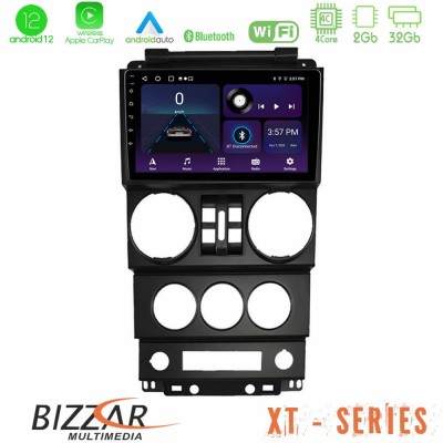 Bizzar XT Series Jeep Wrangler 2008-2010 4Core Android12 2+32GB Navigation Multimedia Tablet 9