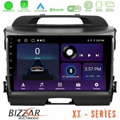 Bizzar XT Series Kia Sportage 4Core Android12 2+32GB Navigation Multimedia Tablet 9