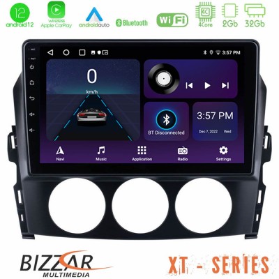 Bizzar XT Series Mazda MX-5 2005-2015 4Core Android12 2+32GB Navigation Multimedia Tablet 9