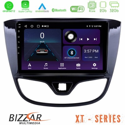 Bizzar XT Series Opel Karl 2017-2019 4Core Android12 2+32GB Navigation Multimedia Tablet 9