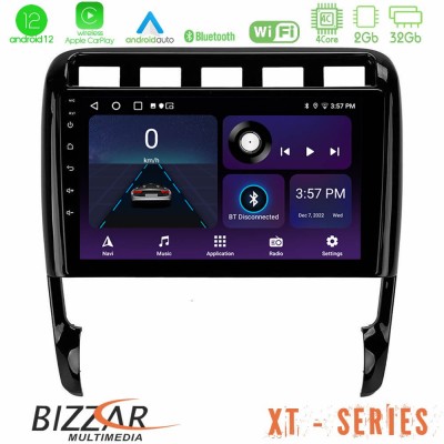 Bizzar XT Series Porsche Cayenne 2003-2010 4Core Android12 2+32GB Navigation Multimedia Tablet 9