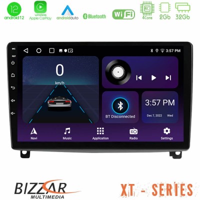 Bizzar XT Series Peugeot 407 4core Android12 2+32GB Navigation Multimedia Tablet 9